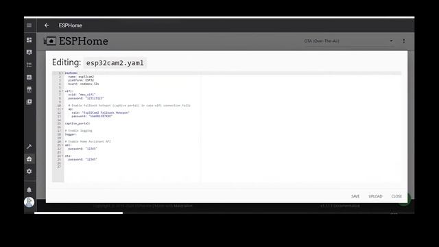 Integração da câmera ESP32 CAM no Home Assistant-Português