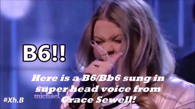 Christina Aguilera Bb6 in super head voice!