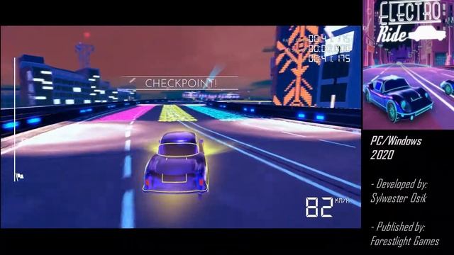 Electro Ride - Obscure Racing Games - Only Gameplay