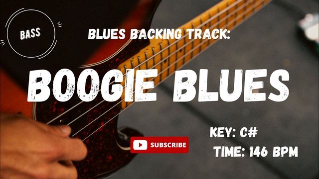 Boogie Woogie Blues Backing Track BASS Jam