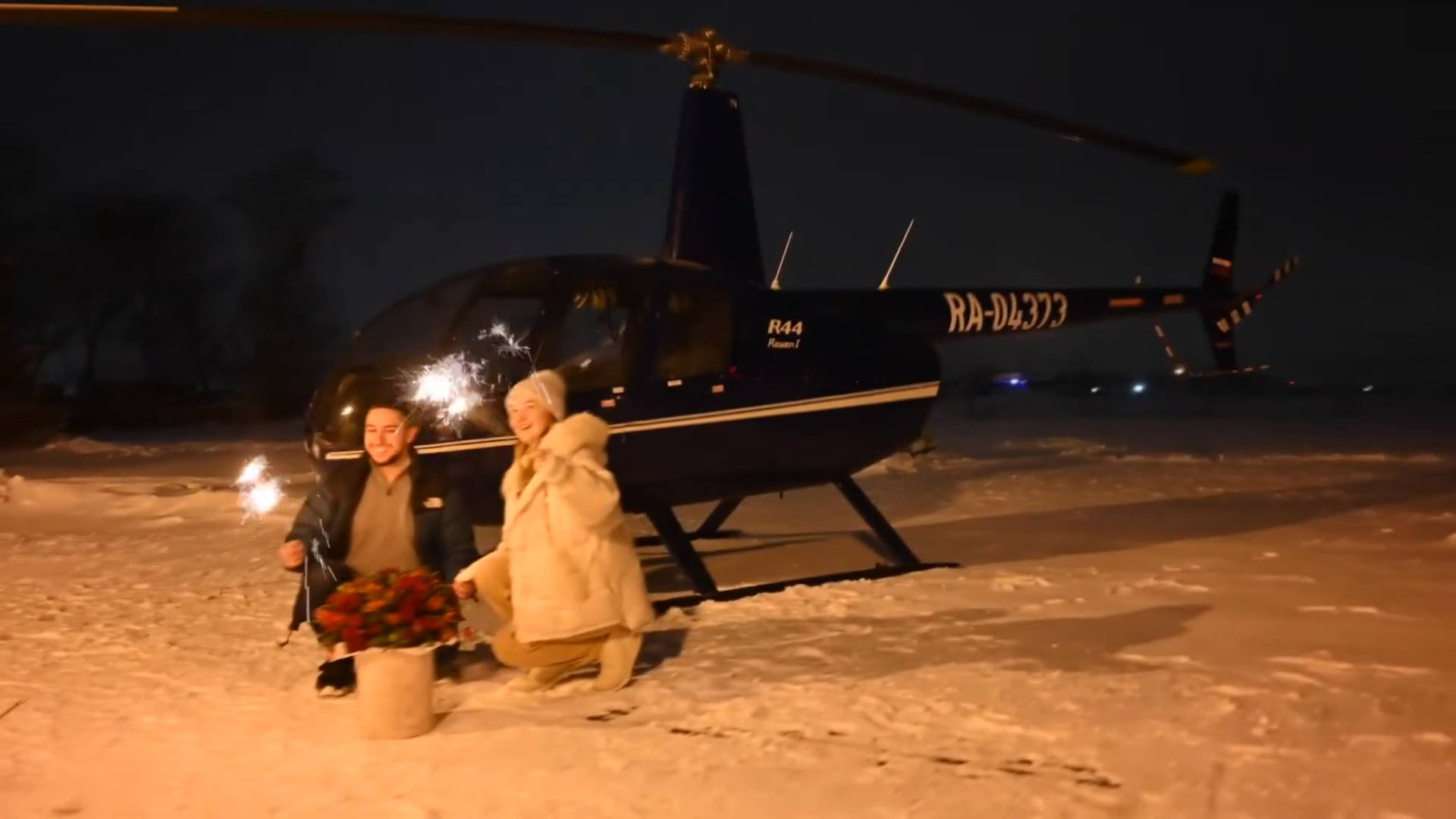 Полёт на вертолёте вокруг ночной Москвы | Captour