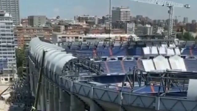 Progres New Santiago Bernabeu Stadium - Beginning Of July