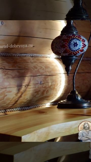 Интерьер в деревянном доме. Артель Добрыня Срубы.