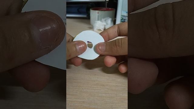 делаем пончик из бумаги 2 часть