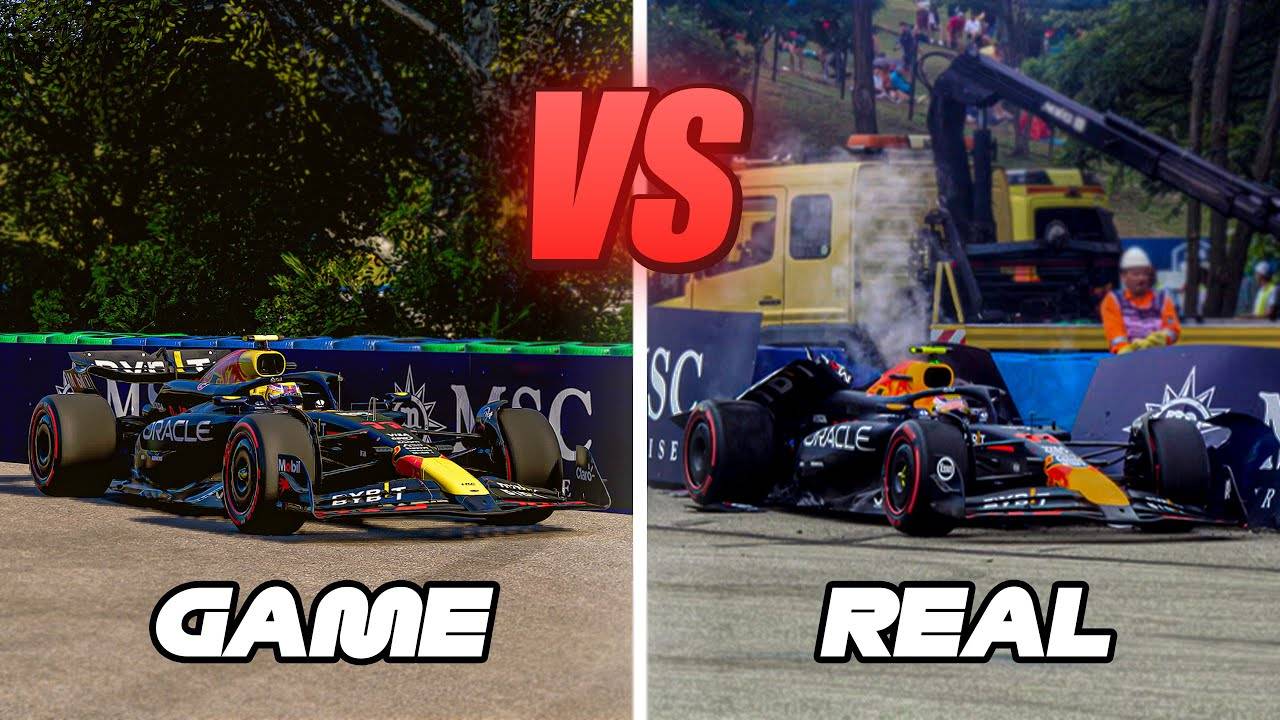 Recreating Real F1 2024 Crashes. Часть 2
