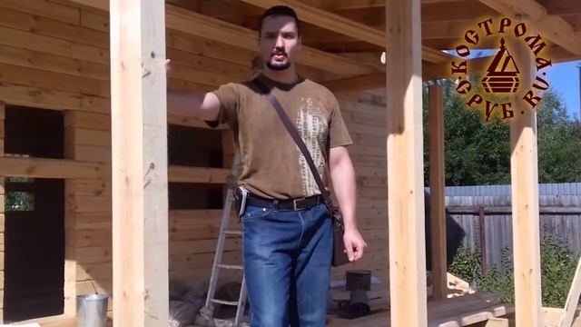 Баня из бруса. 9 ноября 2017 г