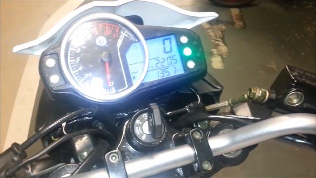 Apresentação e teste da Sym wolf 125(2015)