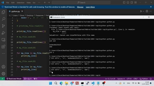 Файлы в Python