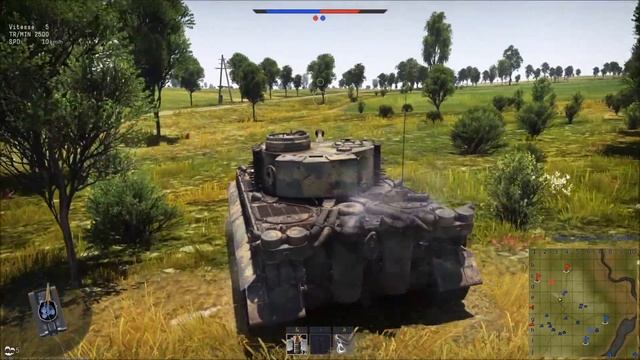 War Thunder Ground Forces, Tiger H1 !! Gameplay français #44