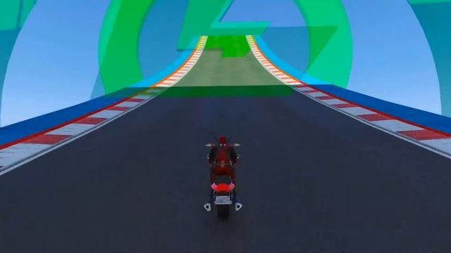 Spider-Man on a motorcycle vs. a giant Alligator