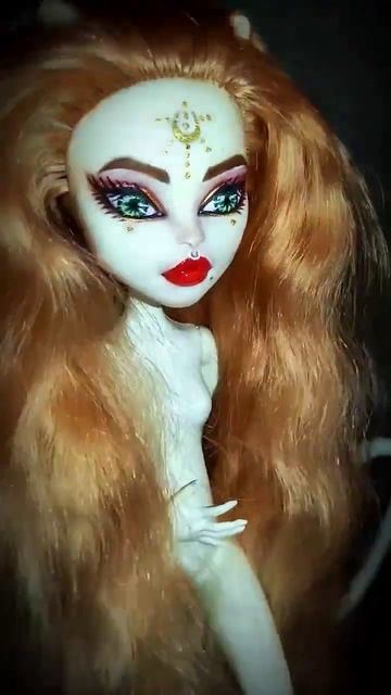 Ooak monster high doll Catrine DeMew #ooak#custom#ooakdoll#monsterhigh#catrinedemew#dollcat#doll#art