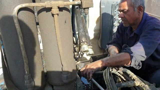 Rotation gear change (crane 10 tons)