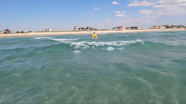 Sup on the waves.