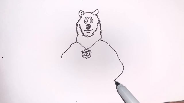 Grizzy from Grizzy and Lemmings under 5 minute drawing #howtodraw #cartoondrawing #drawing