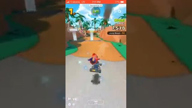 MARIO CART TOUR | Dino Dino castle-all grand stars