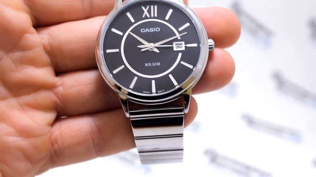 Часы Casio MTP-E134D-8B - видео обзор от PresidentWatches.Ru