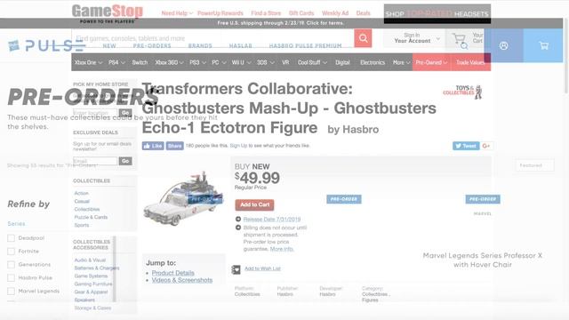 New York Toy Fair 2019 - Transformers Ectotron Ghostbusters Mash-up G1 Figure!!