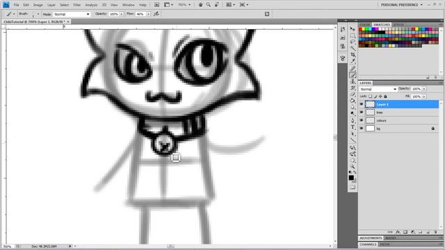 drawing TUT 1 - chibis