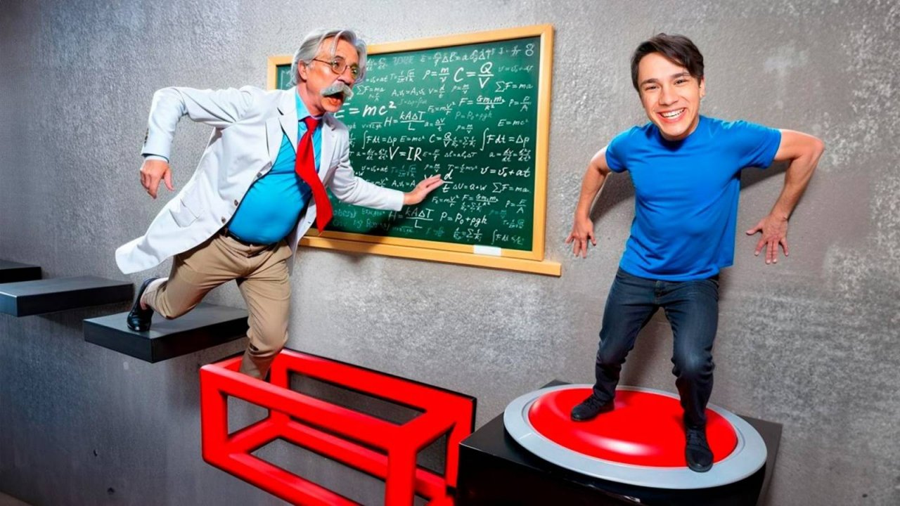 ХОЛИ БАМ СБЕЖАЛ СО ШКОЛЫ ОТ ЗЛОГО ПРОФЕССОРА В РОБЛОКСЕ!