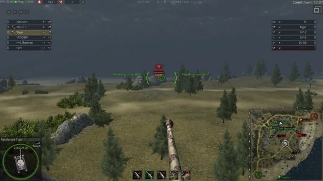 GWT Normandy Tiger I & SU 101 in platoon