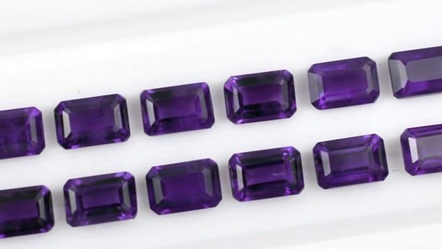 African Amethyst Octagon AAA Small Size 1