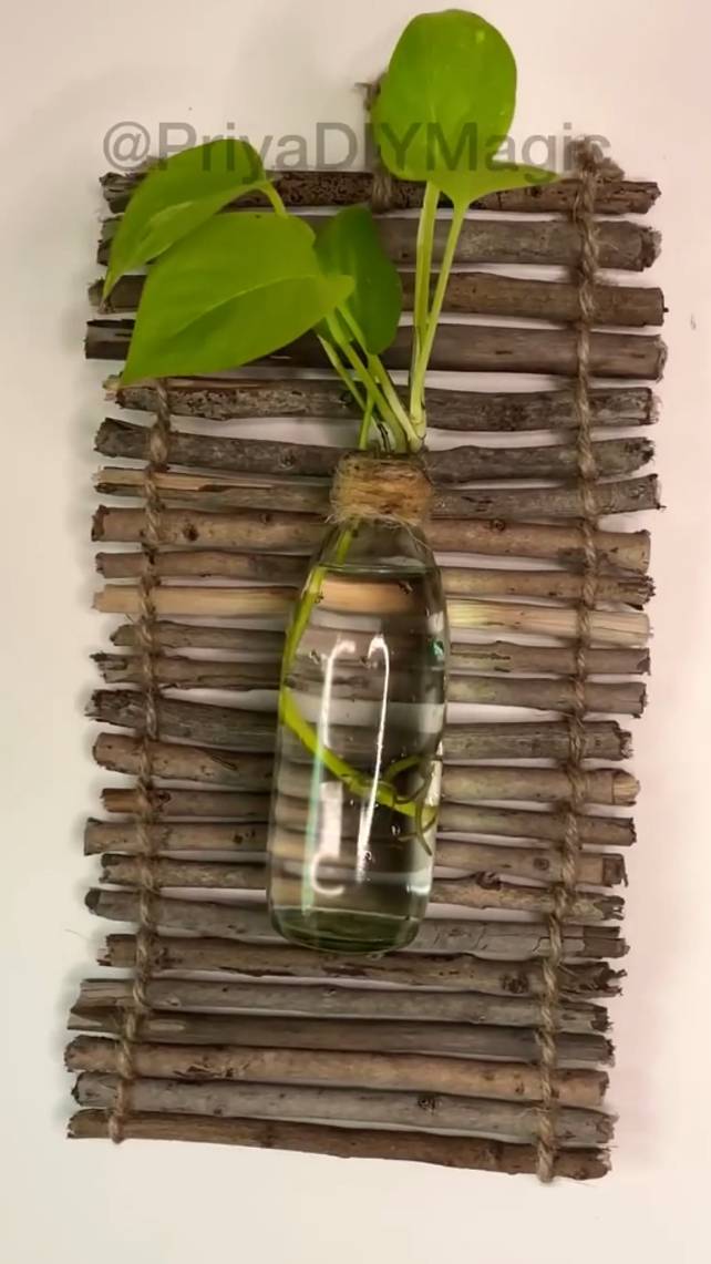 🌿Подвесное кашпо из бутылки за считанные минуты! #shorts #garden #советы