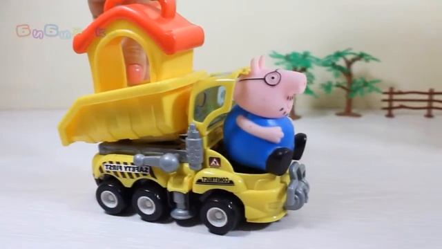 Свинка Пеппа Мультик из игрушек. Джорджа напугала собака Peppa Pig