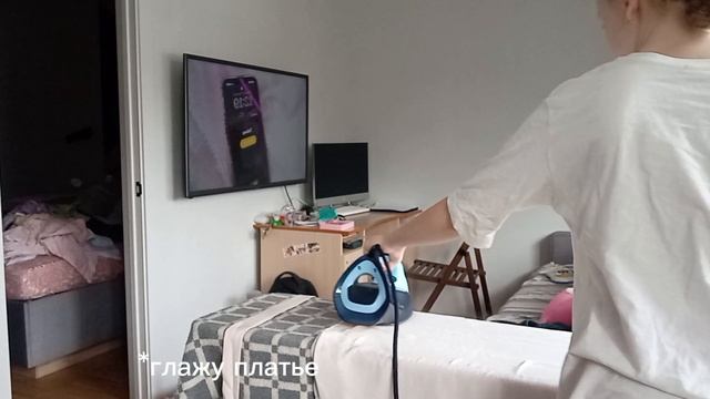 Живу один день как clean girl! | Аутфит, был, причёска, продуктив, тренировка.