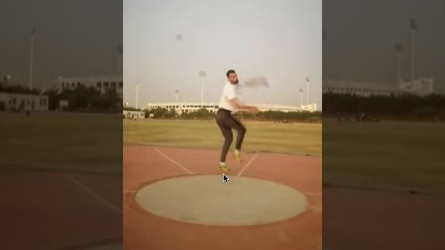 Naheed Discus Throw Analysis - Don't Jump and Throw - www.EliteThrowsCoaching.com