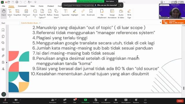 Webinar Strategi Penulisan Artikel Scopus Pendidikan Dasar -- PD PGMI Indonesia