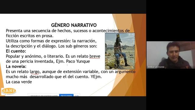 Curso: Comunicación/Tema: Géneros Literarios/I Bim-3º sec/Fecha: 2023-02-18(17:03)/CLASES ONLINE