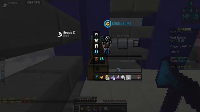 ЗВУКИ RAZER КЛАВЫ И МЫШИ В 240 ФПС I MINECRAFT RANKED SKYWARS