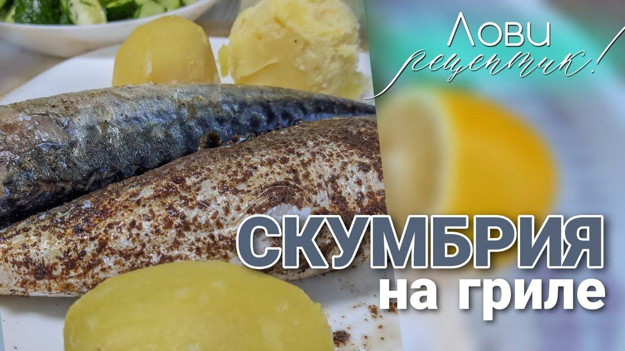 СКУМБРИЯ НА ГРИЛЕ 🔥 СМОТРЕТЬ СО ЗВУКОМ 😂