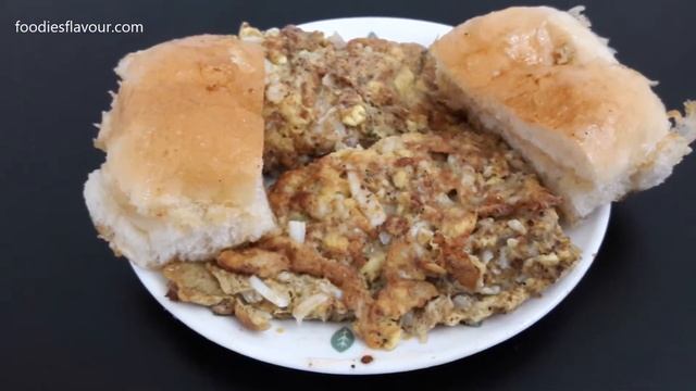 50GM BUTTER RICH CRUSH OMELETTE | CRUSH BHURJI | Best Buttery EGG Dishes Of Mumbai