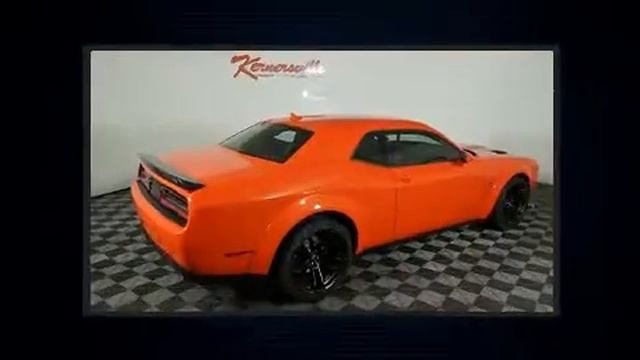 New Go Mango 2023 Dodge Challenger R/T Scat Pack Widebody Coupe at Kernersville CDJR