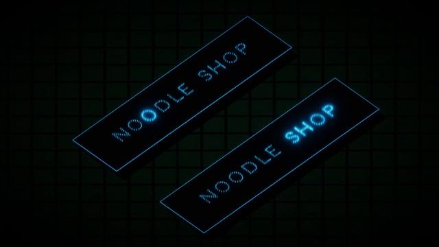 Simple Neon Sign - Modular 3D Text