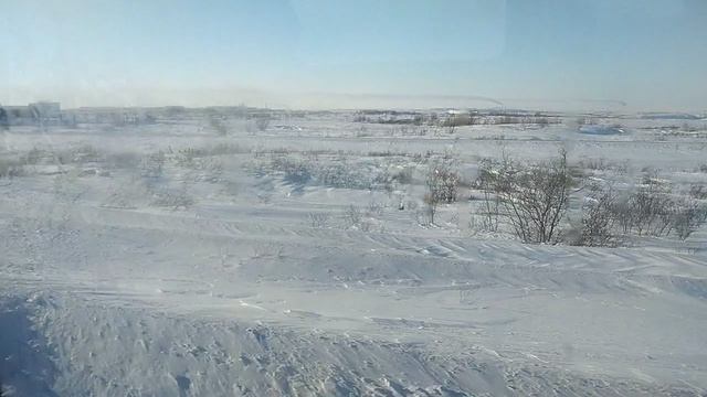 за окном воркутинские снежные просторы My favorite yard