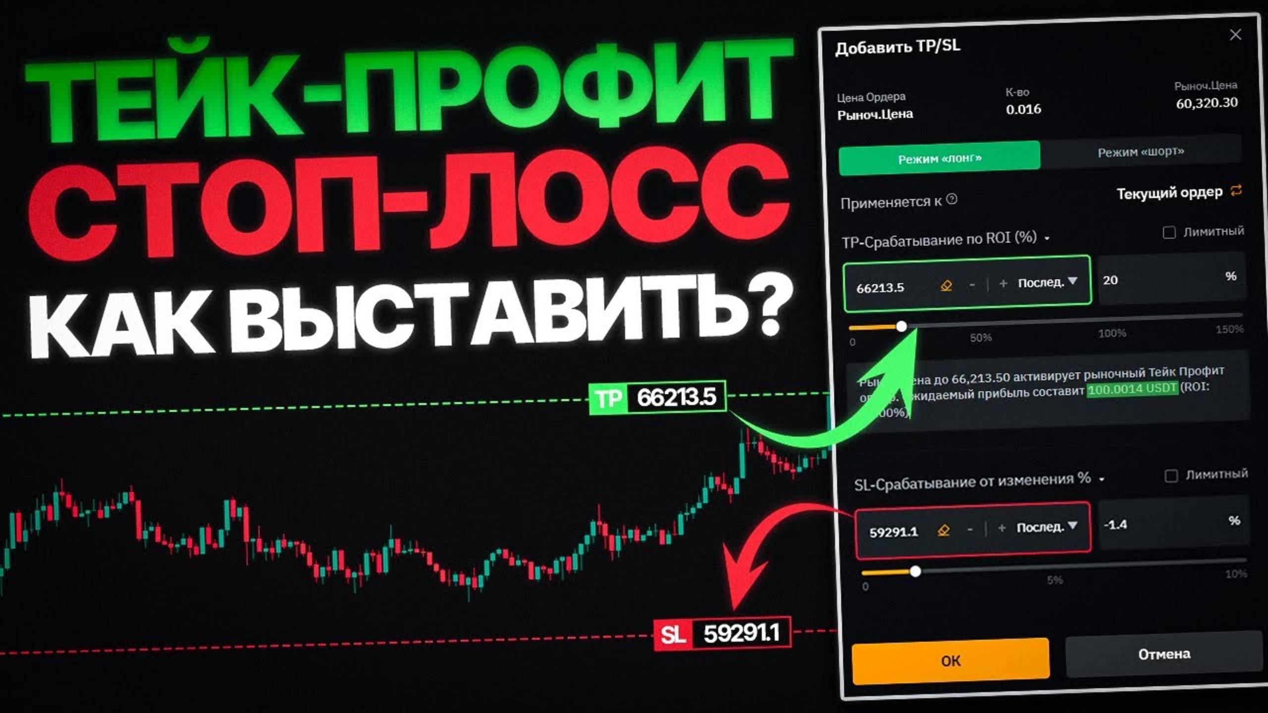 Как Выставить СТОП ЛОСС и ТЕЙК ПРОФИТ На Bybit | Фьючерсы Байбит | Криптовалюта для начинающих