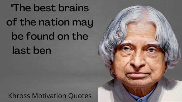 Dr. Abdul kalam Quotes  | Quotes |Khross Motivation Quotes | Inspiration | 04