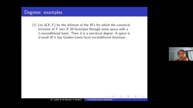 #13: Noé de Rancourt- Local Banach space dichotomies