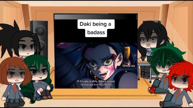 ✲Bnha react to future Eri as Daki✲(🇧🇷🇺🇸) Gacha club 1/2 (original)