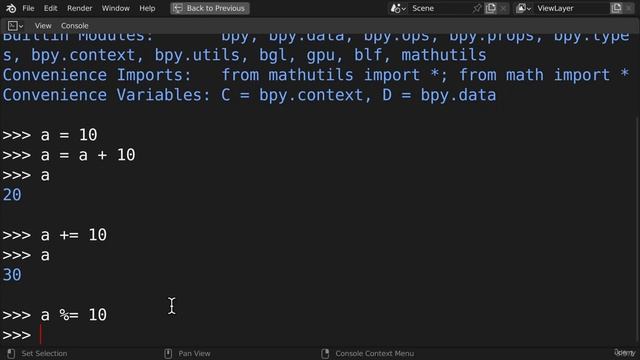 13. Assignment Operators