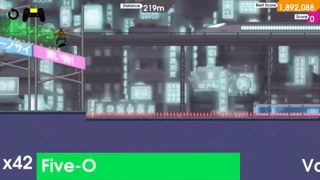 PERFECT OLLIOLLI RUN: Neon City Pro - Kitten Head!