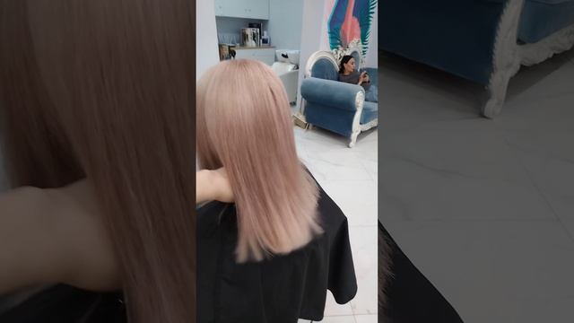 окрашивание в бежевый цвет