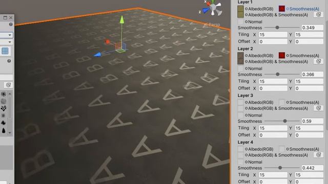 MTE v3.8.0f2 Smoothness texture merge tool (in shader UI) usage