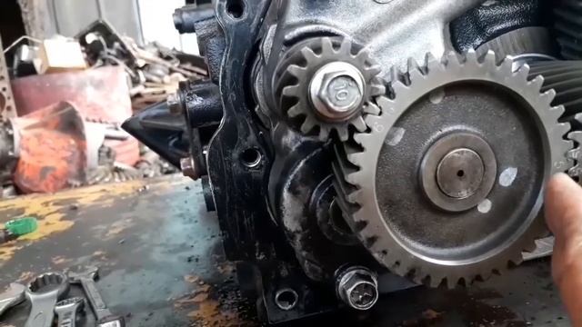 cara pasang bospomp / F I P fuel injection pum. engine triton kb 7. mitshubishi