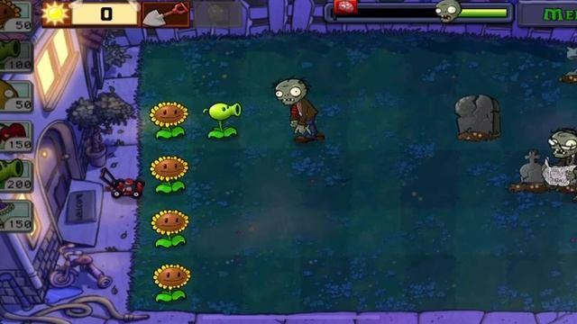 Plants.vs.Zombies.igrok прорвали атаку