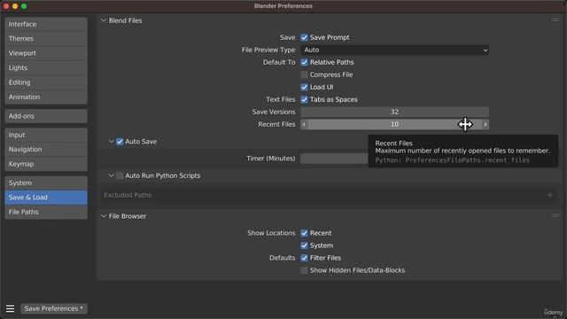 5. My Blender Settings