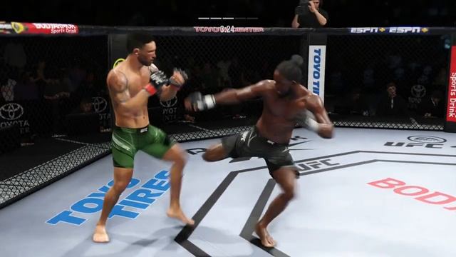 Alex Perez vs Manel Kape Full Fight - UFC 4 Simulation