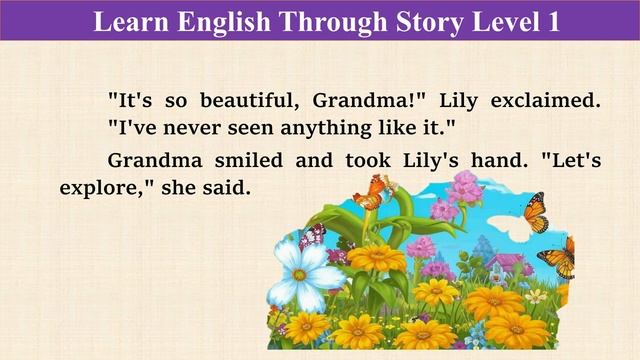 LEARN ENGLISH THROUGH STORIES. Level 1. For Elementary Level. FAIRYTALE. The Magic Garden.